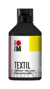 Marabu Textil, 073 Black, 250 Ml - Al Masam Stationery LLC